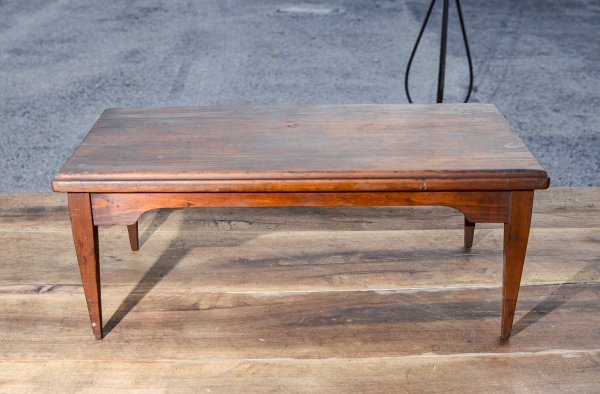 Piccolo tavolino in legno massello con piano ribaltabile da lettura epoca primo 900