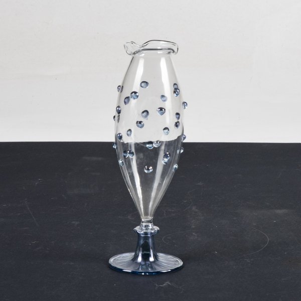 vaso in vetro di murano con decori 