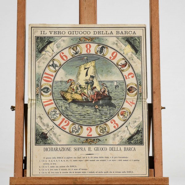 Vero giuoco della barca  originale sec. XIX