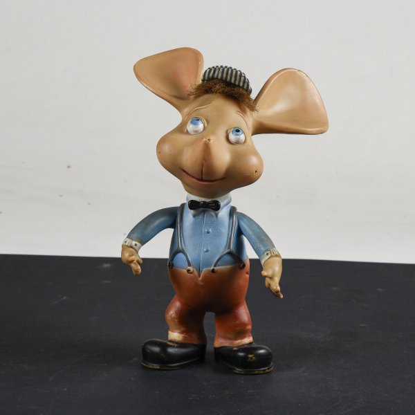 Topo Gigio pupazzo in gomma produzione Italocremona anni 1960
