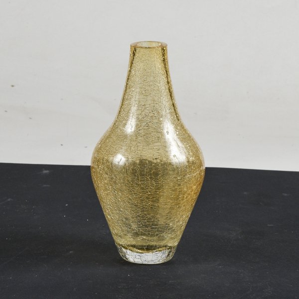 Vaso in vetro di  Murano dorato Italia 1990