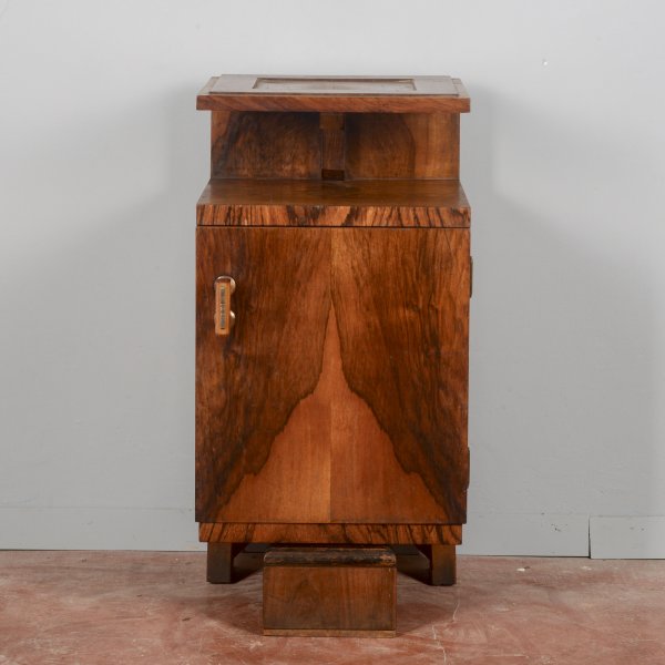 comodino deco vintage impellicciato