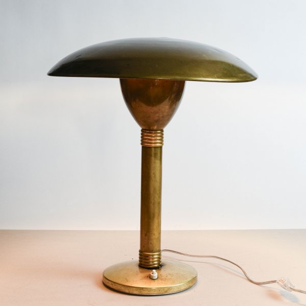 Lampada stilnovo Art Decò con etichetta Sciolari 