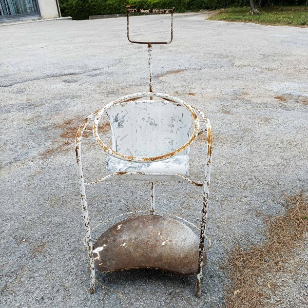 Lavabo toletta in ferro epoca Liberty