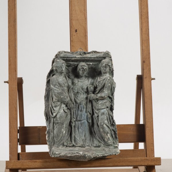Quadretto scultura in gesso XX secolo