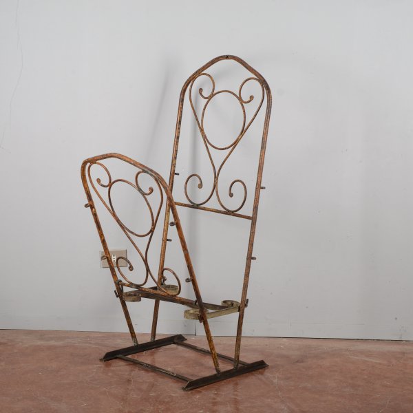 Espositore ferro battuto antico 
