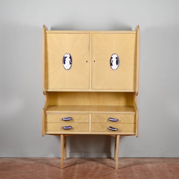 credenza da sala anni 50 Vittorio dassi ceramiche ginori