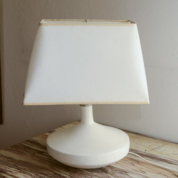 lampada da tavolo design anni 80 in ceramica