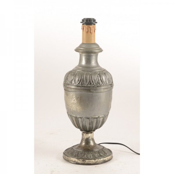 Porta-palme trasformata a lampada da tavolo epoca XIX secolo