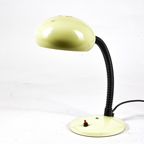 Lampada da tavolino vintage anni 60 in metallo funzionante