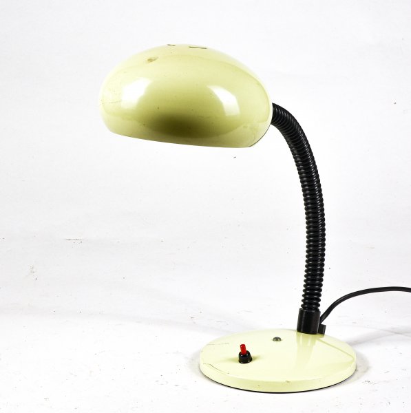 Lampada da tavolino vintage anni 60 in metallo funzionante 