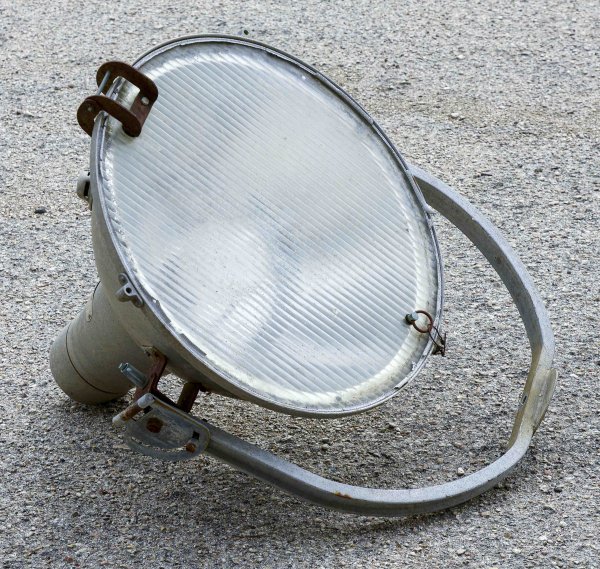 Faro da ferrovia proiettore 1500 FS CARIBONI Italia 1960