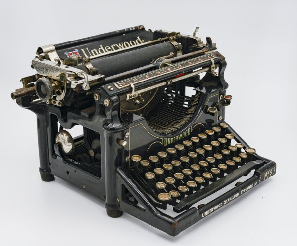 Macchina da scrivere typewriter Underwood mod 5 versione americana 1915