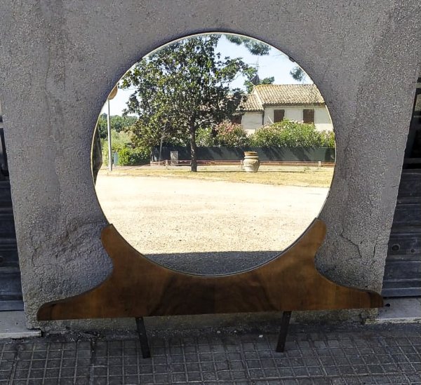 Specchiera rotonda Italia Art Decò