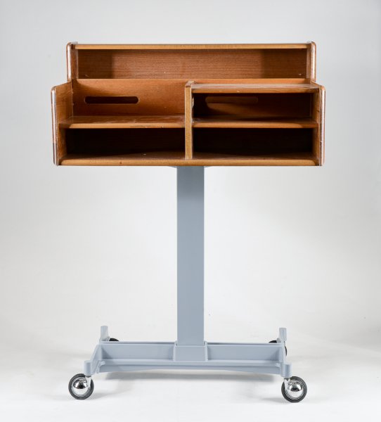 Mobile scrivania libreria da studio con  rotelle della ditta Fimsa 1960