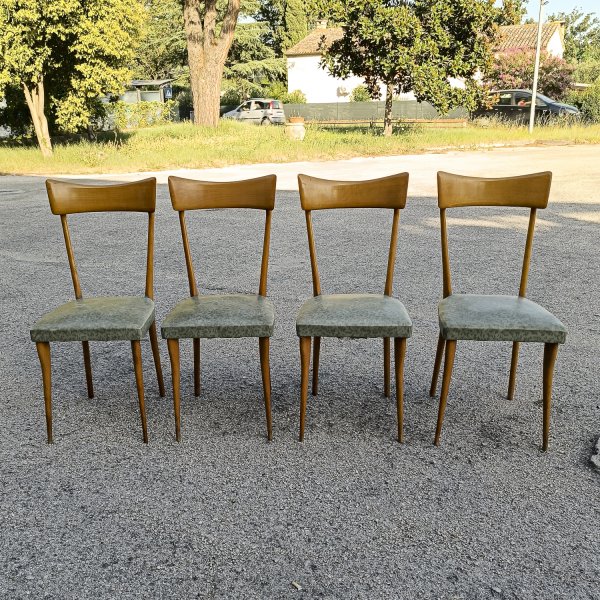 Set quattro sedie anni 50 Ico Parisi 