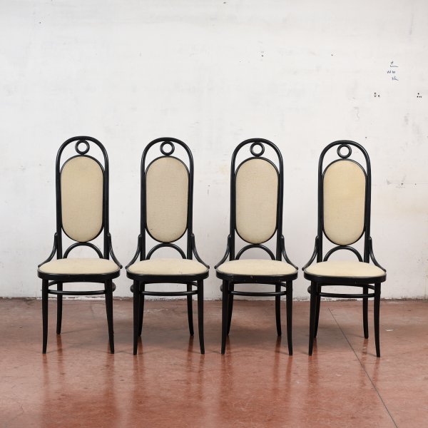 set di 4 sedie dining chairs by Michael Thonet for Thonet - thonet 1986 