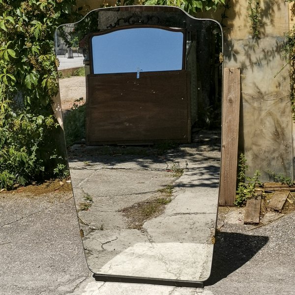 Specchio specchiera verticale da toletta 1940