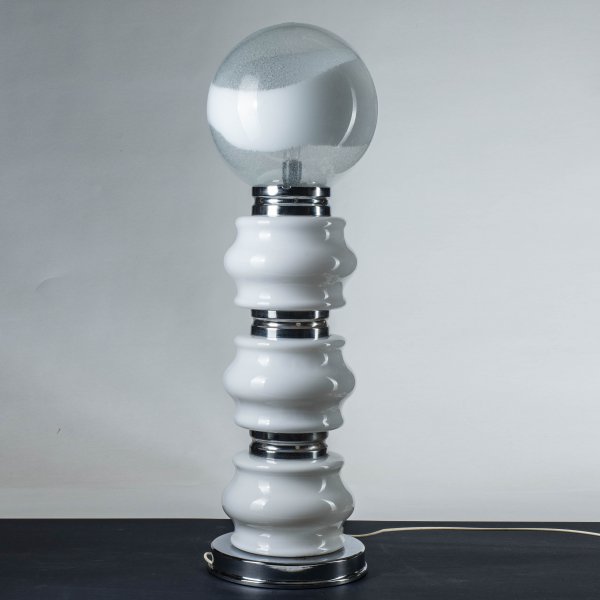 lampa da terra Mazzega design Carlo Nason multicolore completamente originale dell epoca